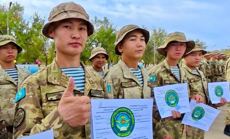 Қонаев гарнизонында 50 сарбаз үш айлық дайындықтан соң жүргізуші сертификатын алды
