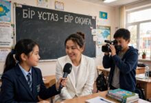 «Бір ұстаз – бір оқиға» бейнечелленджі Астанада мұғалімдер күні қарсаңында басталды