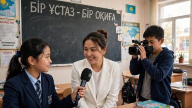 «Бір ұстаз – бір оқиға» бейнечелленджі Астанада мұғалімдер күні қарсаңында басталды