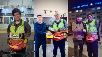 Петропавль полициясы шетелдік велосаяхатшыға көмек көрсетті