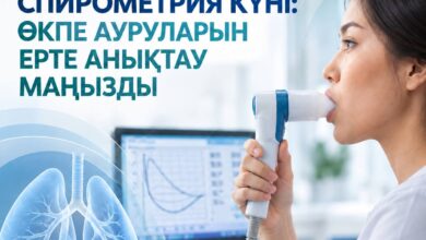 Дүниежүзілік спирометрия күні: өкпе ауруларын ерте анықтау маңызды