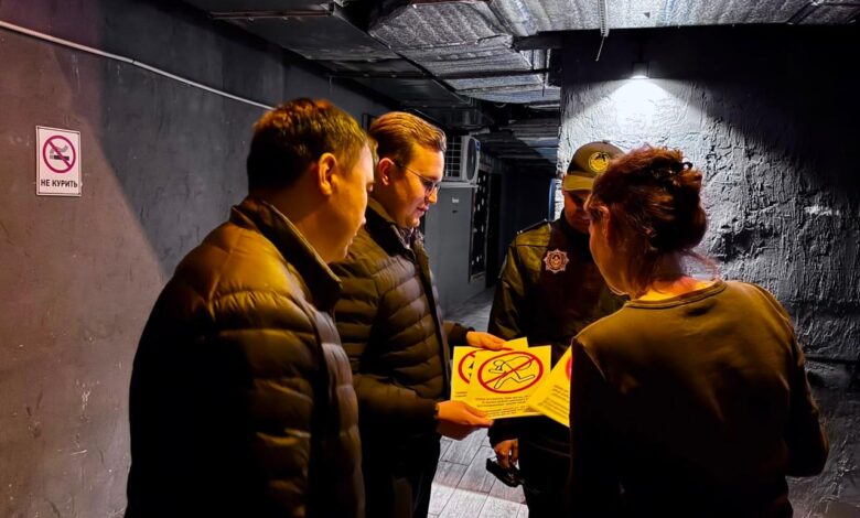 Астанада ойын-сауық орындарында профилактикалық рейд өтті