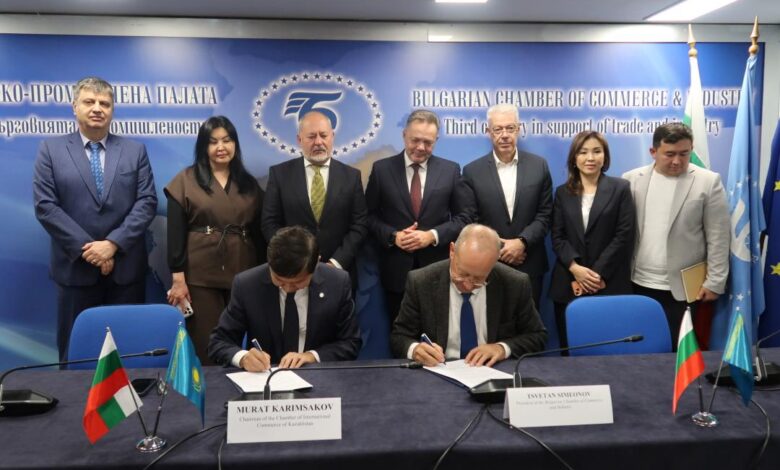 Қазақстан-Болгария Іскерлік кеңесінің алғашқы отырысы Софияда өтті