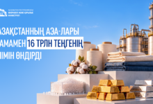 Арнайы экономикалық аймақтар 15,9 трлн теңге өнім өндірді
