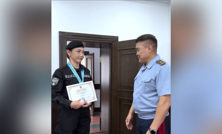 Алматы полициясының инспекторы Қазақстан жекпе-жек чемпионы