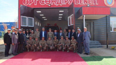«Ауыл құтқарушылары» 289-шы ерікті өртке қарсы құралымы Қараспан ауылында ашылды