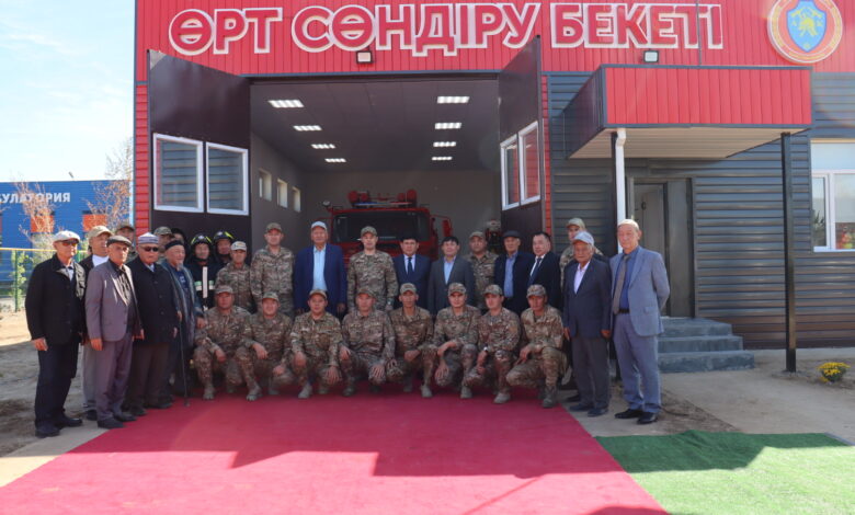 «Ауыл құтқарушылары» 289-шы ерікті өртке қарсы құралымы Қараспан ауылында ашылды