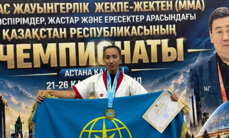 Павлодарлық ТЖМ қызметкері Айда Аблаева ММА-дан Қазақстан чемпионы атанды