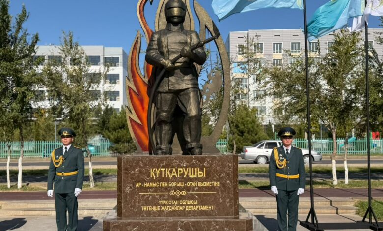 Түркістанда құтқарушыларға арналған аллея ашылды