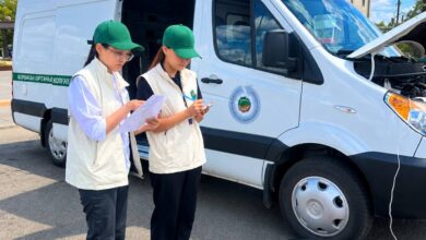 «Таза ауа» рейдтері: Қазақстанда 1068 көлік тексеріліп, 63 көлік иесіне айыппұл салынды
