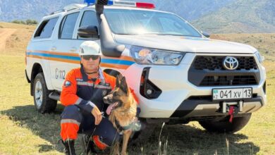 Түркістан облысы ТЖД кинологиялық бөлімшесін Алмас Жандаулетов басқарады