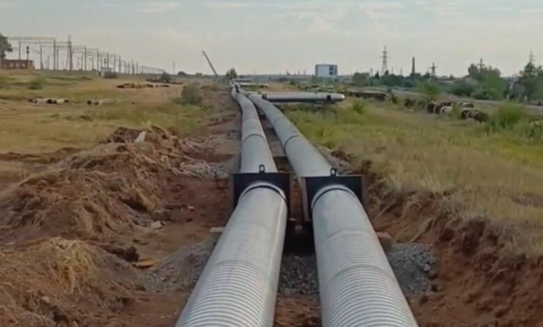 Степногорскте 22 км жылу магистралі жаңартылды