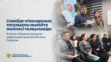 Семейде мемлекеттік қызметшілерге этносаралық татулық тақырыпта тренинг өтті