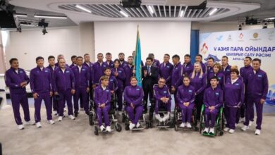 150 пара спортшы Азия ойындарына шығарылды: Қазақстан құрамасын салтанатты салу рәсімі