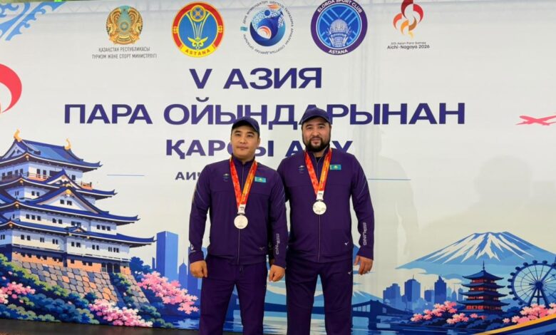V Азия Пара ойындарының күміс жүлдегерлері Астанаға оралды